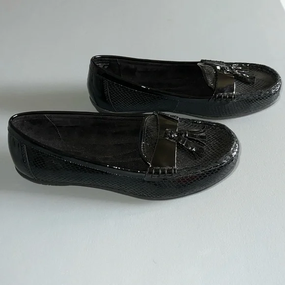 Hotter Comfort Concept Leather Loafers Size 8 NWOT Hotter Comfort Concept Shoes Loafers Deep Purple  main image 4